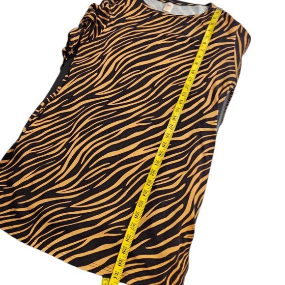 Smash + Tess Womens The Sweater Weather Dress, Teresa Tiger, Tunic, Pockets, M - Picture 7 of 9